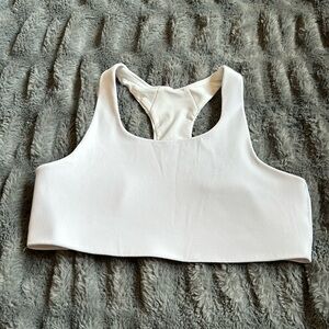 Athleta girl sports bra XL/14- white
